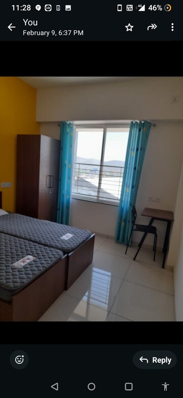 Bedroom in Studio Apartment at VJ One Avenue, Hinjewadi – for Sale
