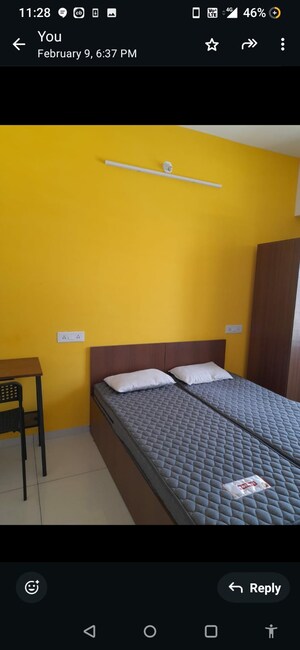 Bedroom in Studio Apartment at VJ One Avenue, Hinjewadi – for Sale