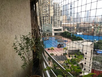 Balcony in 2 BHK Apartment at Marathon Next Gen Era, Lower Parel – for Rent