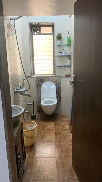 Bathroom in 1 BHK Apartment at K Raheja Vihar, Powai – for Rent