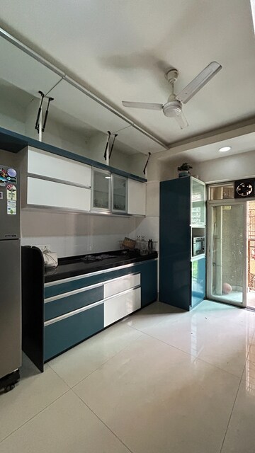 Kitchen in 3 BHK Apartment at Nahar Amrit Shakti, Chandivali – for Rent