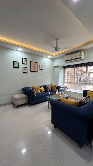 Living Room in 3 BHK Apartment at Nahar Amrit Shakti, Chandivali – for Rent