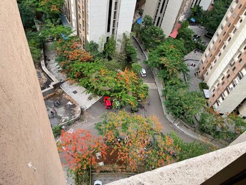 Balcony in 2 BHK Apartment at Lodha Splendora River View, Ghodbunder Road – for Rent