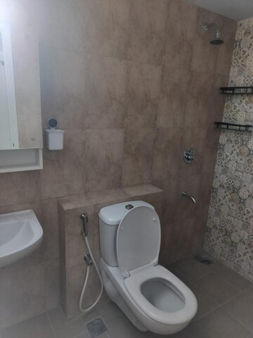 Bathroom in 3 BHK Apartment at Brigade El Dorado, Bagaluru – for Rent