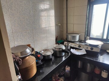 Kitchen in 1 BHK Apartment at Sanjay Gandhi Nagar CHS, Malad East – for Sale