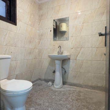 Attached Bathroom in 3 BHK Apartment at Chattarpur – for Rent