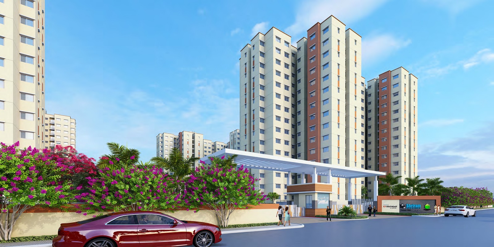 2 BHK 752 Sq.Ft. Apartment in Shriram 107 South East