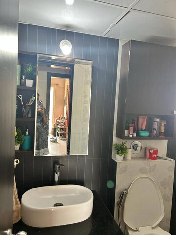 Bathroom in 3 BHK Apartment at Kolte Patil Tuscan Estate, Kharadi – for Rent