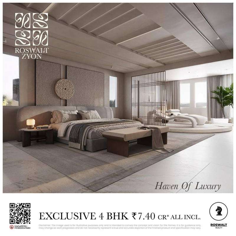 4 BHK + Extra Room Apartment For Sale in Roswalt Zyon