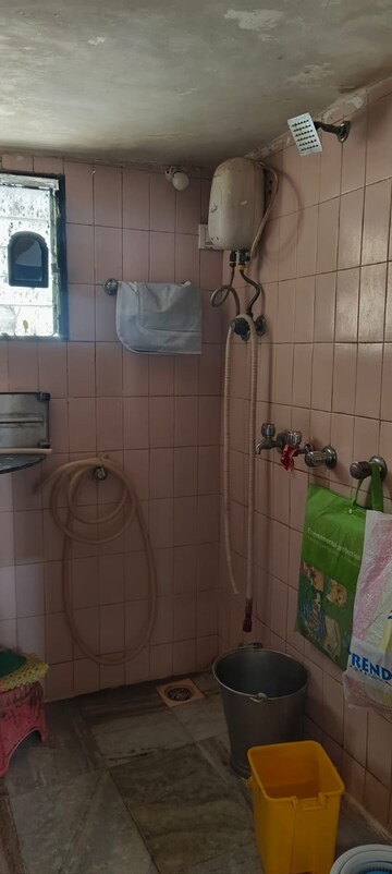 Bathroom in 2 BHK Apartment at Plam View, Dadar West – for Rent
