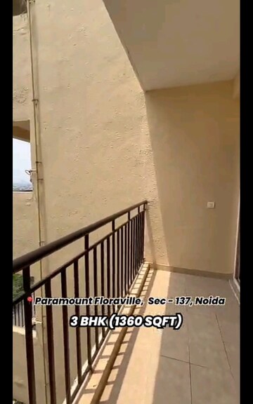 Staircase in 3 BHK Apartment at Paramount Floraville, Sector 137 – for Sale