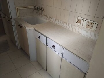 Kitchen in 1 RK Independent House at Panchsheel Park – for Rent