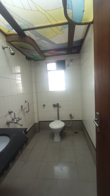 Bathroom in 3 BHK Apartment at Shridhar Smruti CHS, Borivali West – for Rent