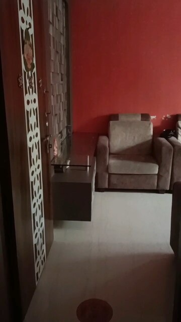 Living Room in 1 BHK Apartment at Gharonda Housing, Ghansoli – for Rent