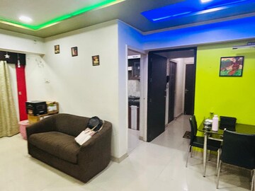 Living Room in 2 BHK Apartment at GHP Woodland Heights, Chandivali – for Rent