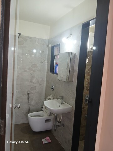Bathroom in 3 BHK Apartment at Shri Swami Samarth Apartment	, Ghansoli – for Rent