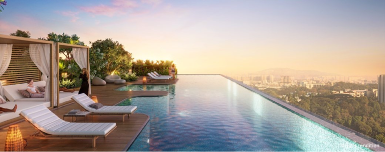 Swimming Pool, lodha-acenza 3 Bedroom 1649 Sq.Ft. Apartment In Gundavalli Gaothan Mumbai 8964243
