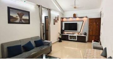 Living Room in 2 BHK Apartment at Borim – for Sale
