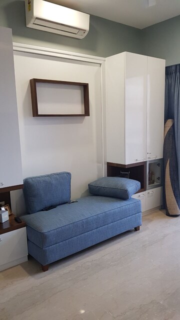 Living Room in 3 BHK Apartment at Omkar Alta Monte, Malad East – for Rent