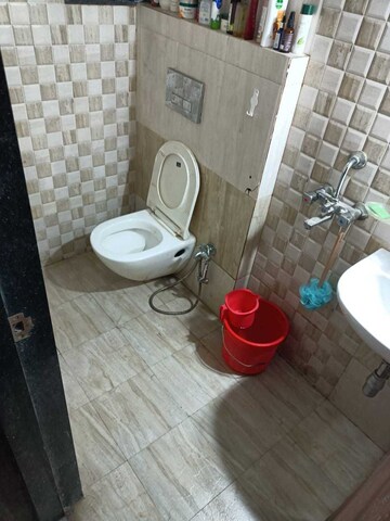 Bathroom in 2 BHK Apartment at Sadguru Paradise, Mira Road – for Sale