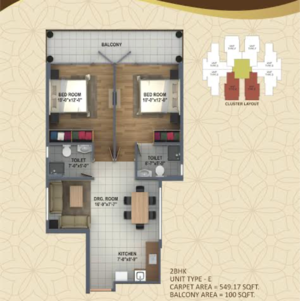 2 BHK Apartment For Sale in ROF Ananda, Sector 95