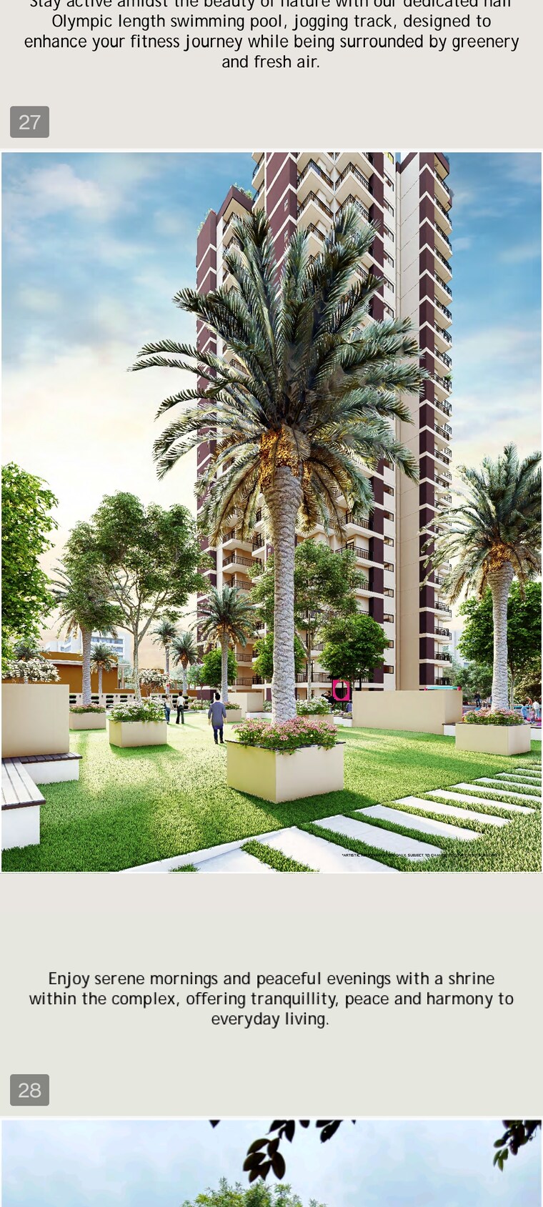 Garden, ace-golf-shire 3 Bedroom 1675 Sq.Ft. Apartment In Sector 150 Noida 8964454