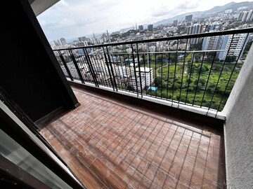 Balcony in 2 BHK Apartment at Rahul Aston, Hinjewadi – for Rent