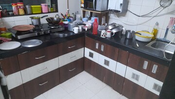 Kitchen in 2 BHK Apartment at Group Seven Rushi Heights, Goregaon East – for Rent