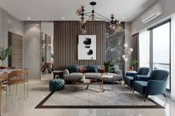 Living Room in 2 BHK Apartment at Malad West – for Sale