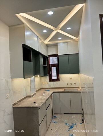 Kitchen in 3 BHK Builder Floor at Rohini Sector 25 – for Sale