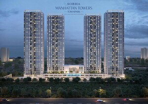 3 BHK Apartment – Exterior View View at Sobha Manhattan Towers Town Park, Hosur Road - for Sale