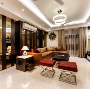 Living Room in 3.5 BHK Apartment at BPTP Spacio, Garoli Kalan – for Sale