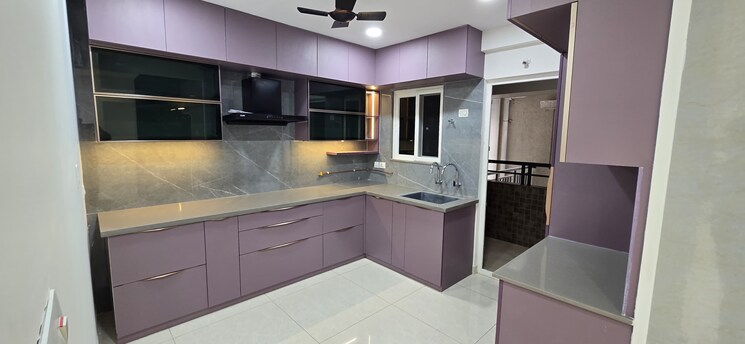Kitchen, hallmark-skyrena 3 Bedroom 1935 Sq.Ft. Apartment In Narsingi Hyderabad 8964741
