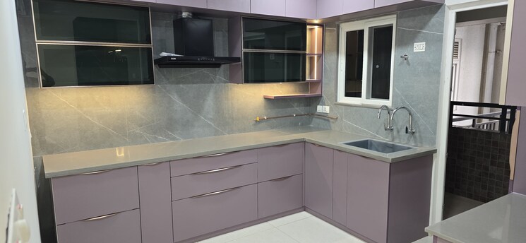 Kitchen, hallmark-skyrena 3 Bedroom 1935 Sq.Ft. Apartment In Narsingi Hyderabad 8964741