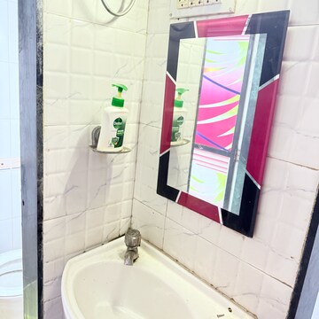 Bathroom in 1 RK Apartment at Prabhadevi – for Rent