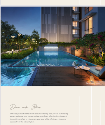 Swimming Pool in 2 BHK Apartment at Samyakth Bliss, Govind Dham – for Sale