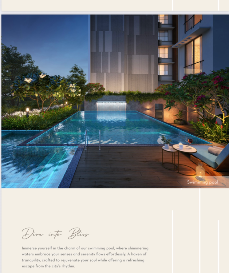Swimming Pool, samyakth-bliss 2 Bedroom 698 Sq.Ft. Apartment In Govind Dham Mumbai 8964806