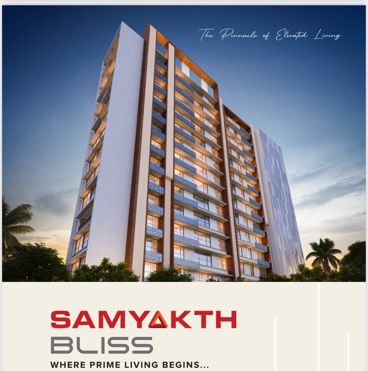 2 BHK 698 Sq.Ft. Apartment in Samyakth Bliss