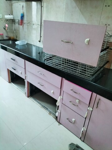 Kitchen in 1 BHK Apartment at K Raheja Heights, Malad East – for Rent