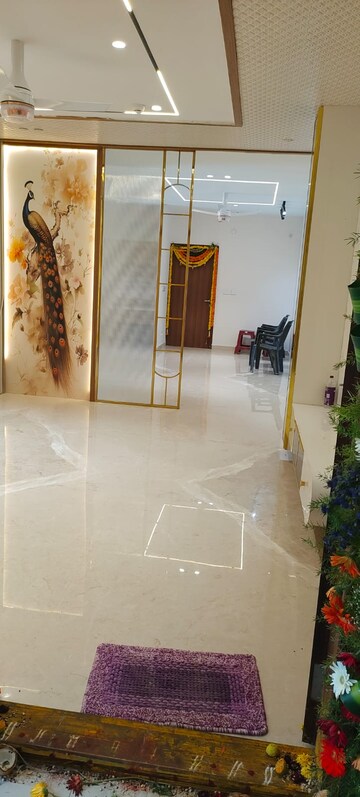 Staircase in 4 BHK Apartment at Aurobindo Galaxy, Hi Tech City – for Rent