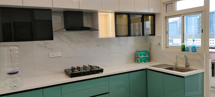 Kitchen, aurobindo-galaxy 4 Bedroom 3000 Sq.Ft. Apartment In Hi Tech City Hyderabad 8964862