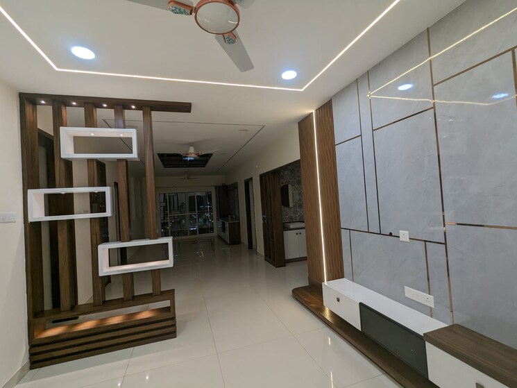 Kitchen, hallmark-skyrena 3 Bedroom 1935 Sq.Ft. Apartment In Narsingi Hyderabad 8964854