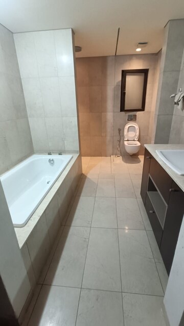 Attached Bathroom in 4 BHK Apartment at Panchshil Eon Waterfront I, Kharadi – for Rent