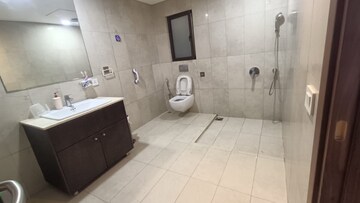 Bathroom in 4 BHK Apartment at Panchshil Eon Waterfront I, Kharadi – for Rent
