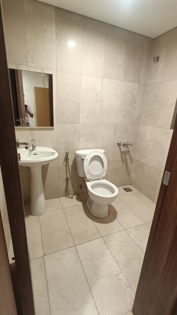 Bathroom in 4 BHK Apartment at Panchshil Eon Waterfront I, Kharadi – for Rent