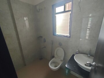 Bathroom in 2 BHK Apartment at Oneness Apartment, Wakad – for Rent