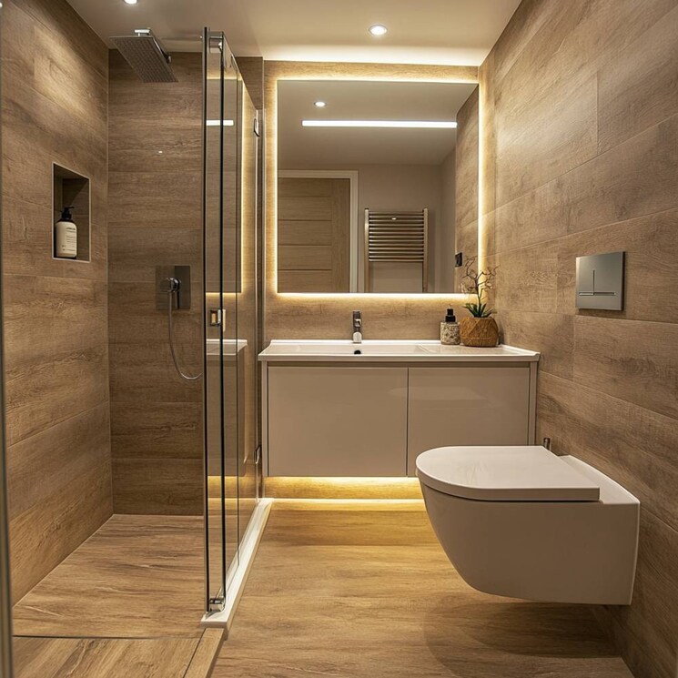 Bathroom, saket 3 Bedroom 300 Sq.Yd. Builder Floor In Saket Delhi 8965012