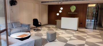 Living Room in 3 BHK Apartment at Vesu – for Rent