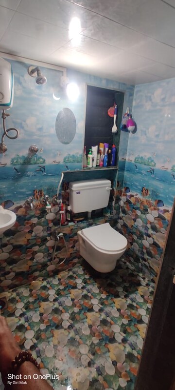 Bathroom in 1 BHK Apartment at Agarwal Green Village, Mira Road – for Sale