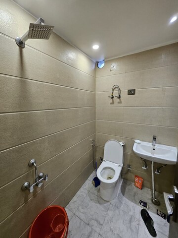 Bathroom in 1 RK Builder Floor at Saket – for Rent
